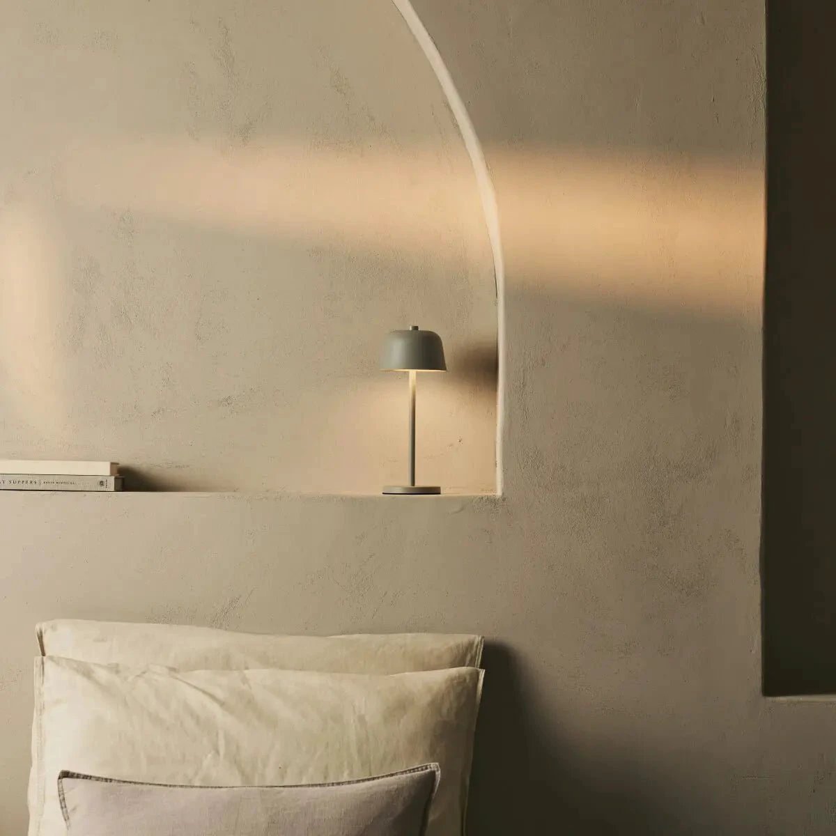 Tafellamp oplaadbaar Anton Shadow Gray by Tavellio - Amsterdam