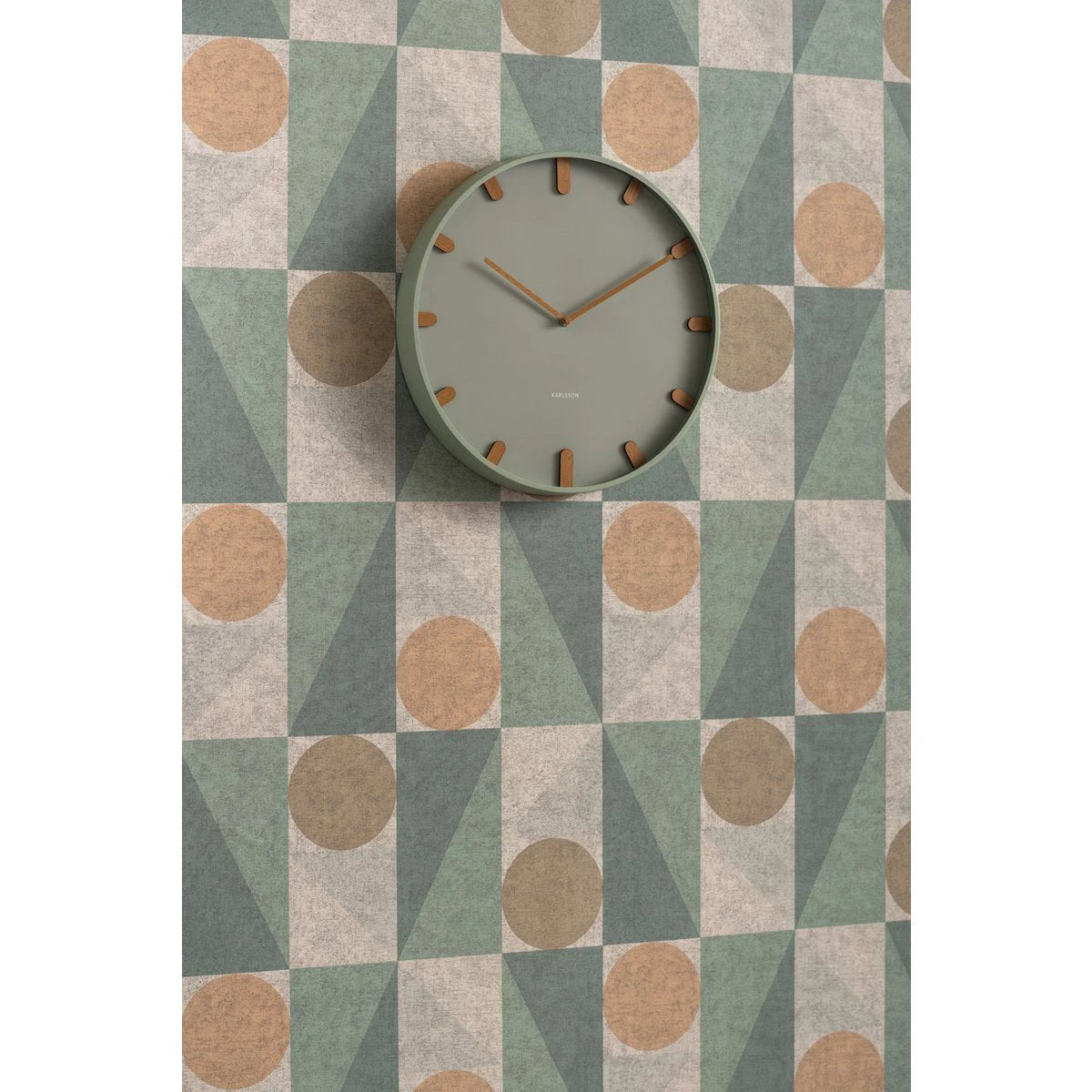 Wandklok Grace Groen by Karlsson