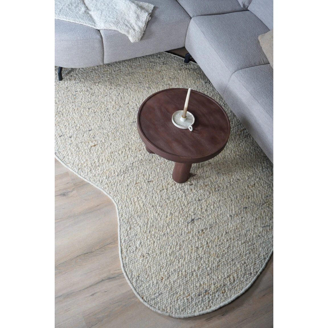 Vloerkleed Stone Beige – Organisch 160 x 230 cm by Veer Carpets