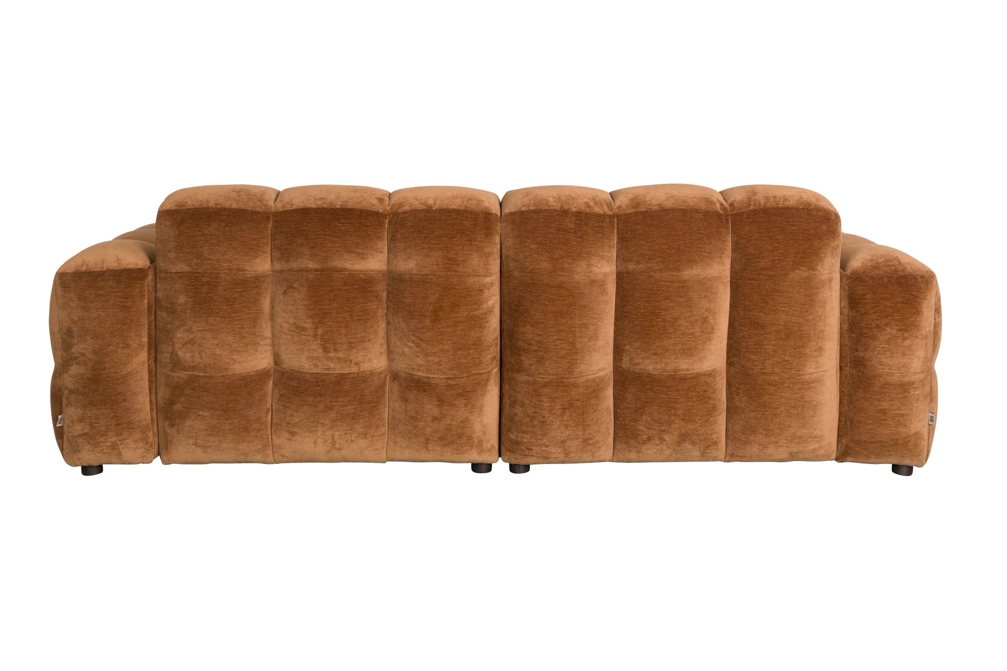 Bankstel Hackman 3-Seater Velours Cognac by Dutchbone