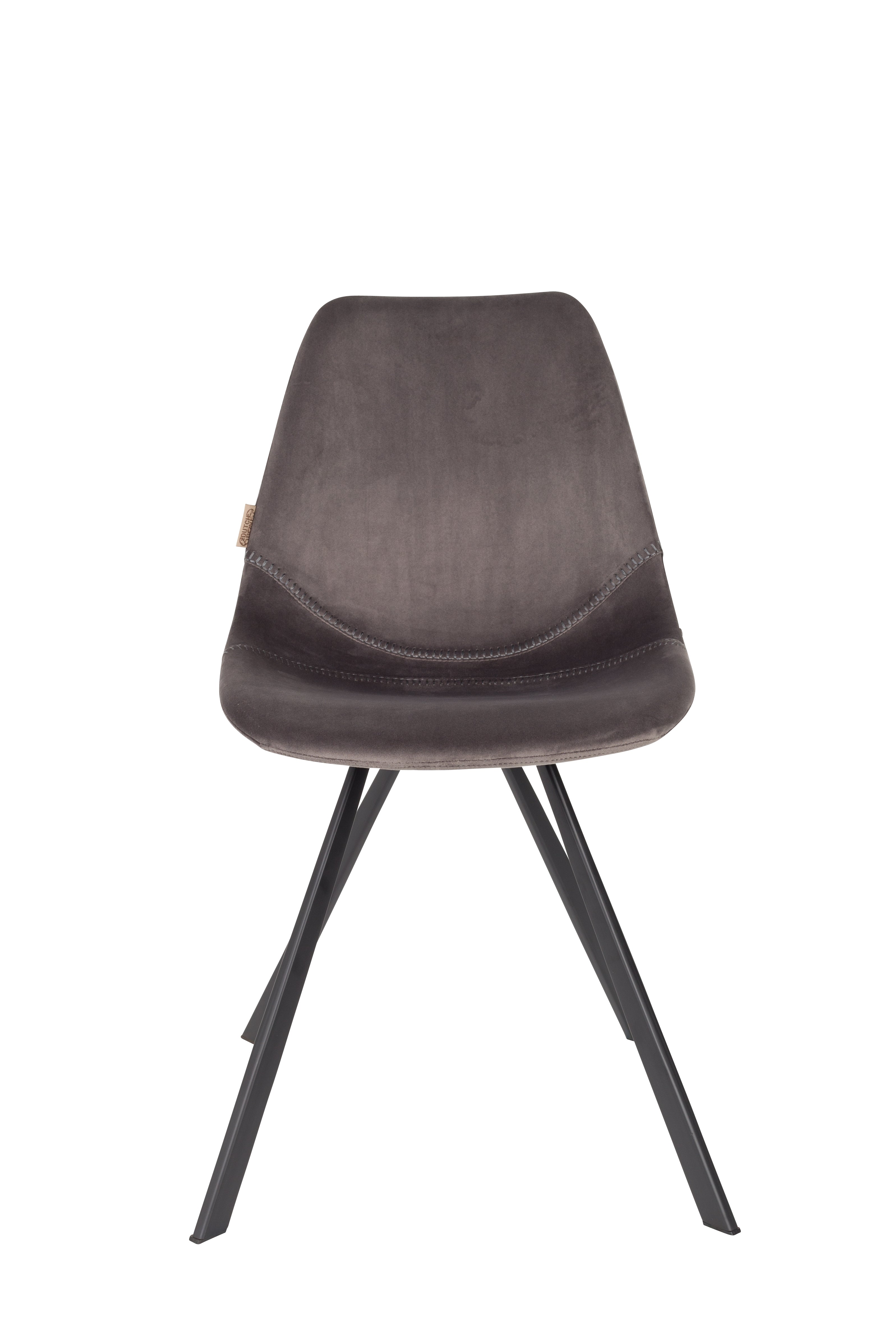 Chair Franky Velvet Grey