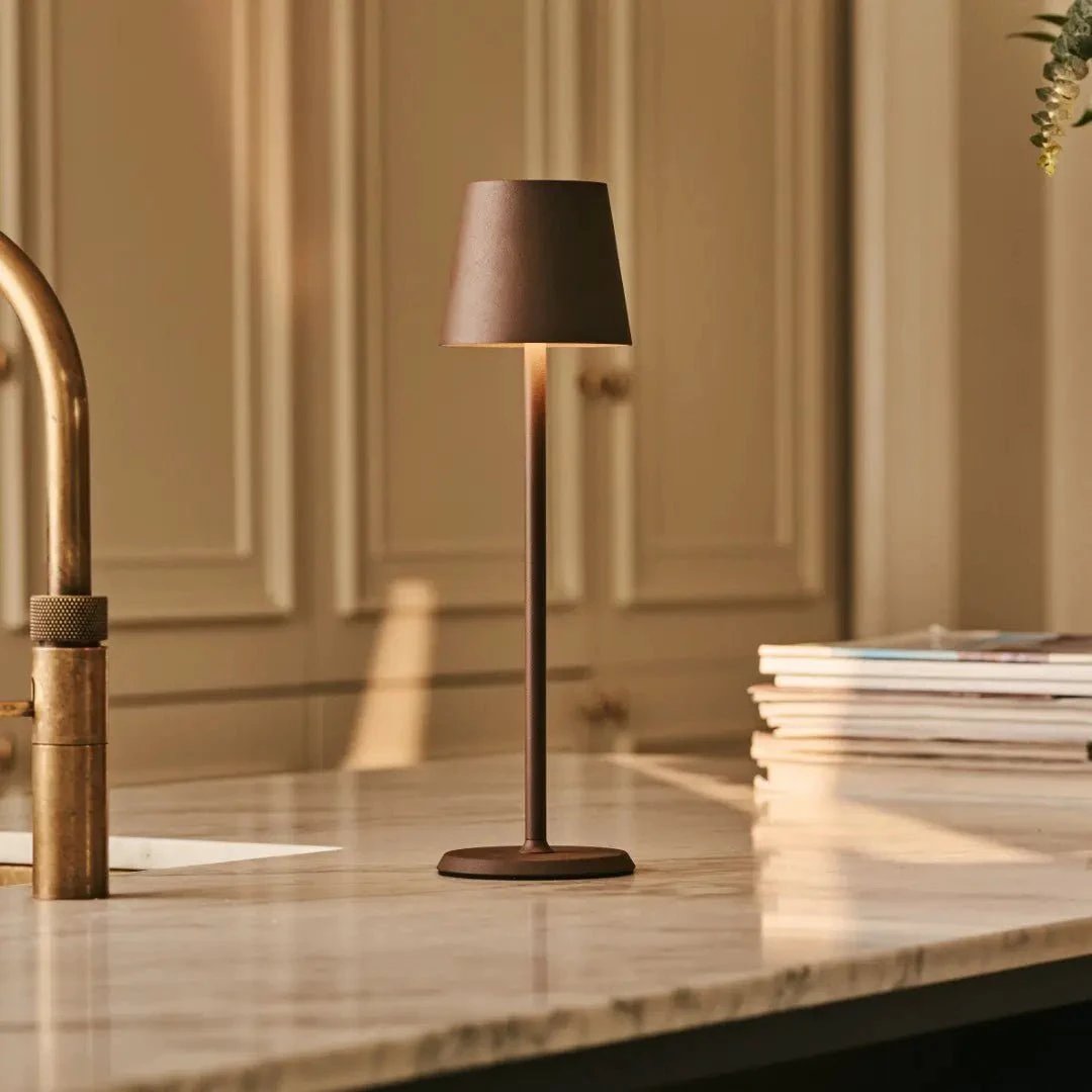 Tafellamp oplaadbaar Jasper Mokkabruin by Tavellio - Amsterdam