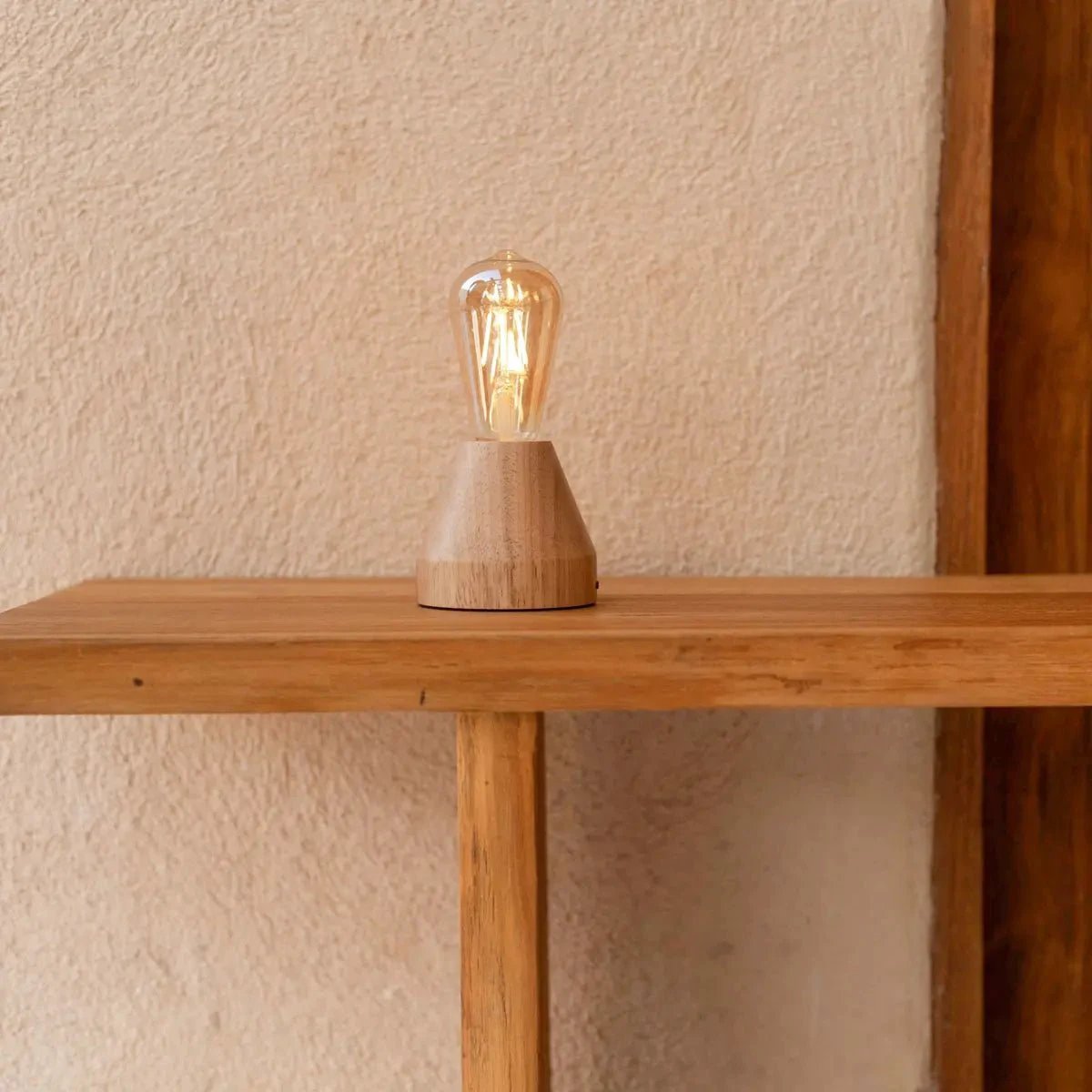 Tafellamp oplaadbaar Zavi lichtbruin by Tavellio - Amsterdam