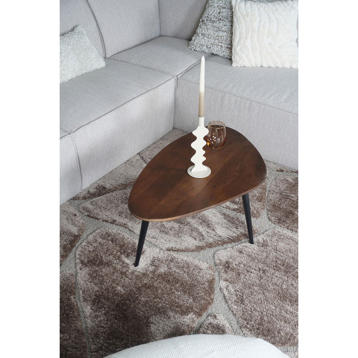 Vloerkleed Macy Bruin 200 x 290 cm