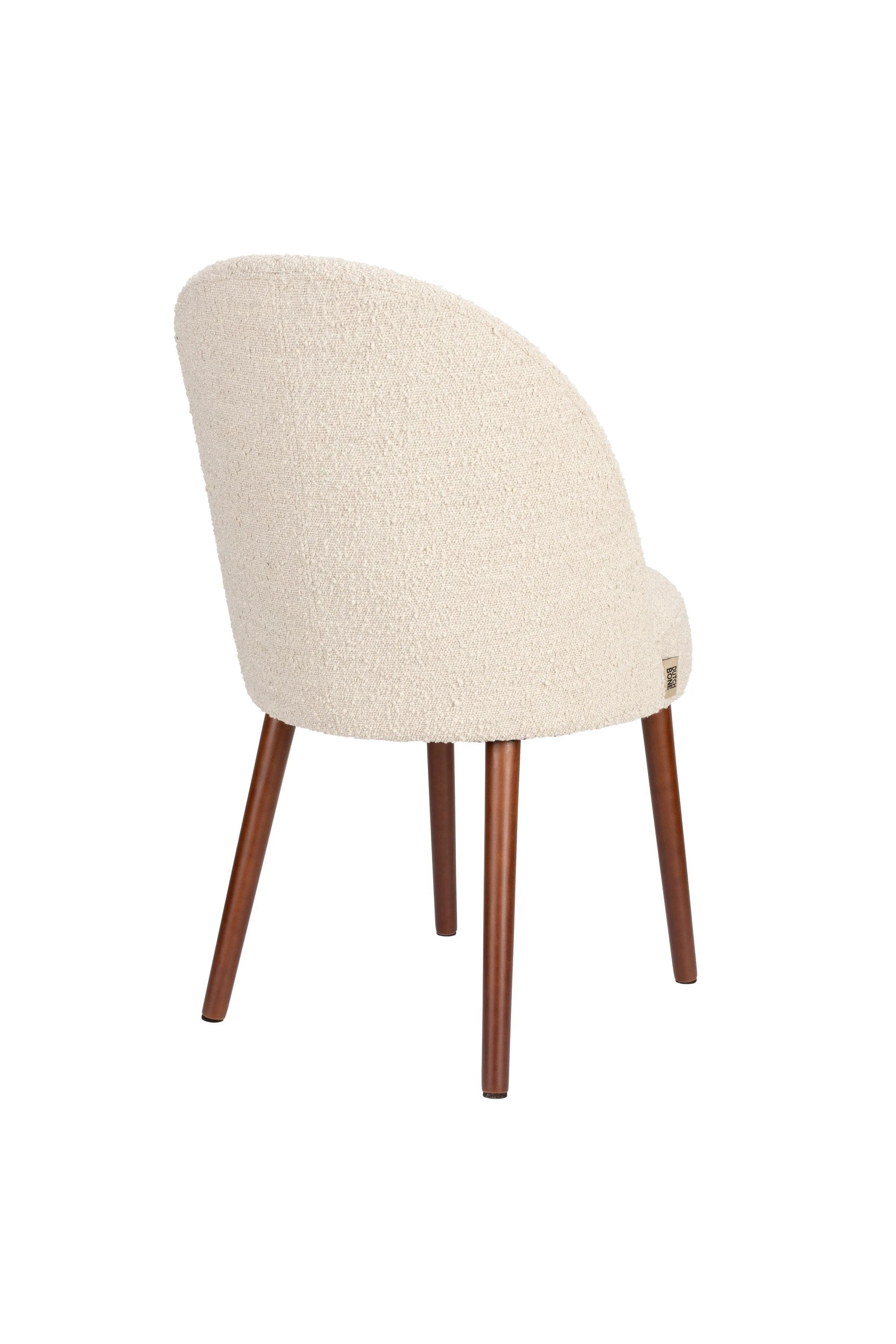 Eetkamerstoel Barbara Boucle Beige by Dutchbone