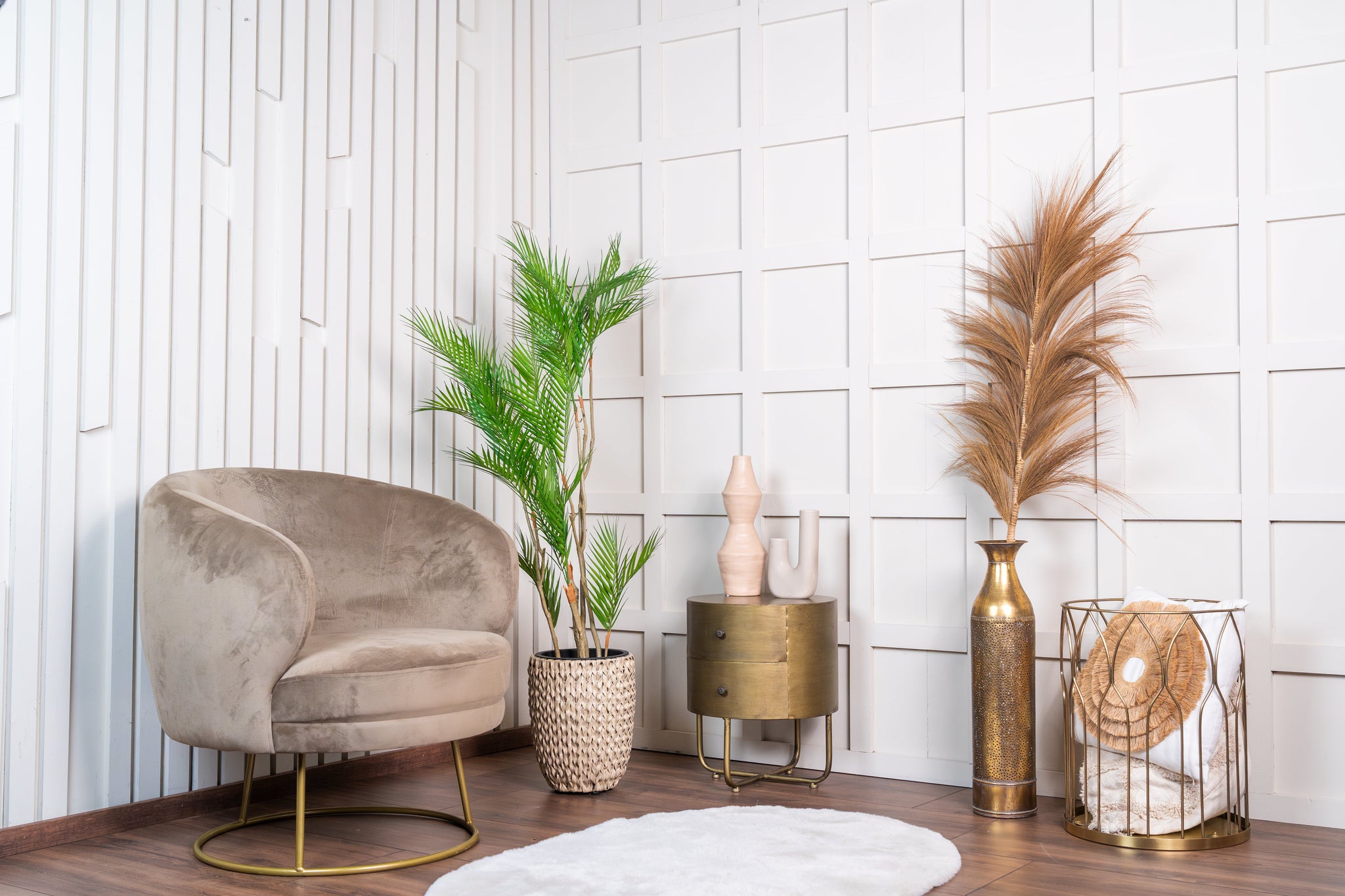 Kunstplant Tropische Areca palm 140cm