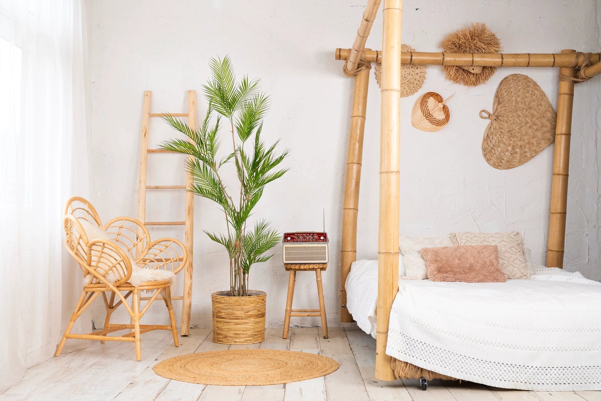 Kunstplant Tropische arecapalm 160cm by NeverLeafs