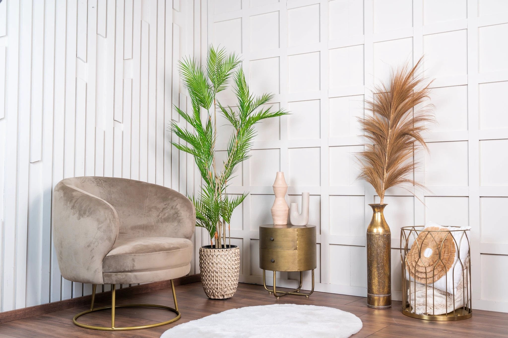 Kunstplant Tropische arecapalm 160cm by NeverLeafs