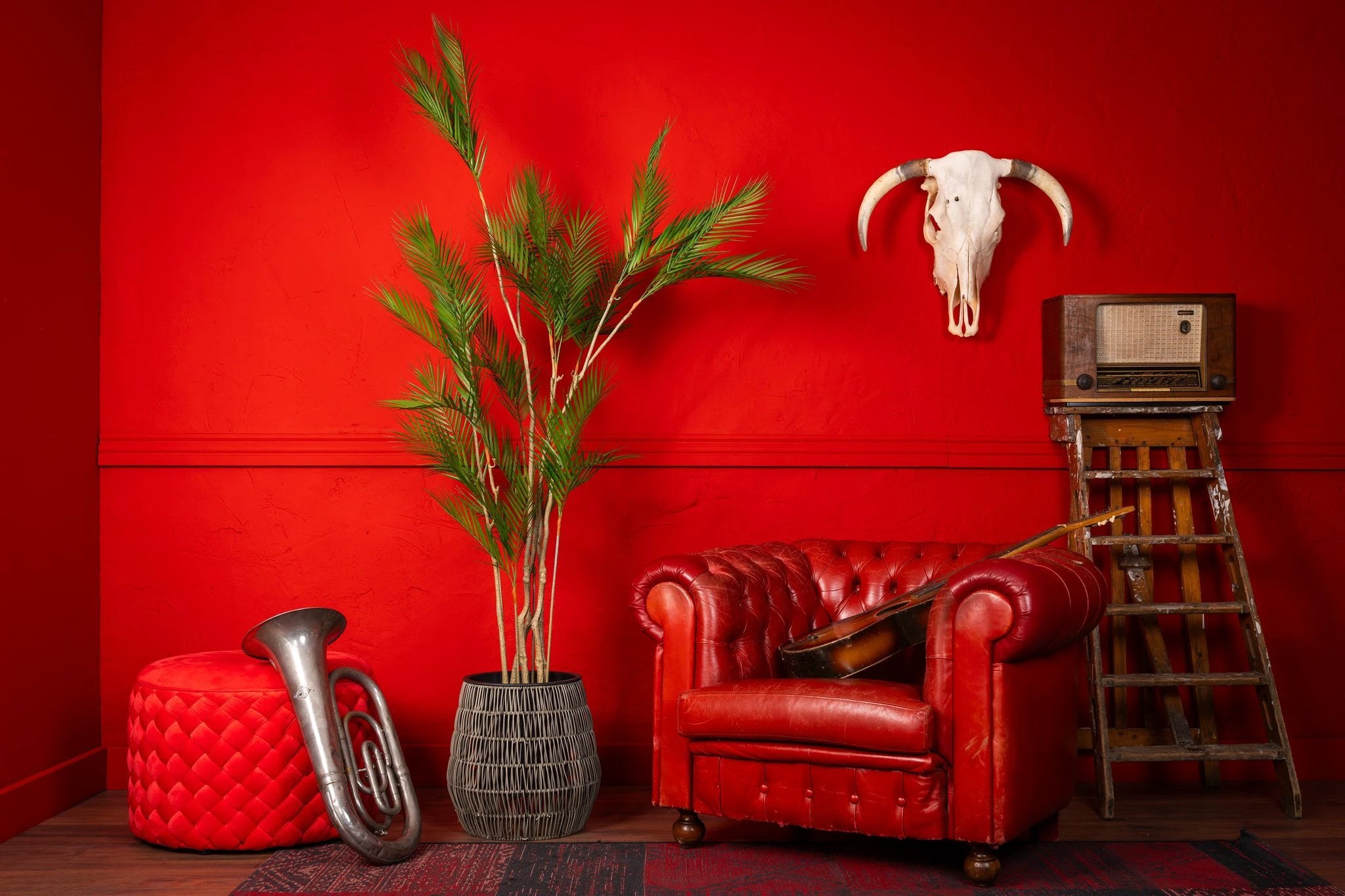 Kunstplant Tropische Areca-palm 180cm by NeverLeafs