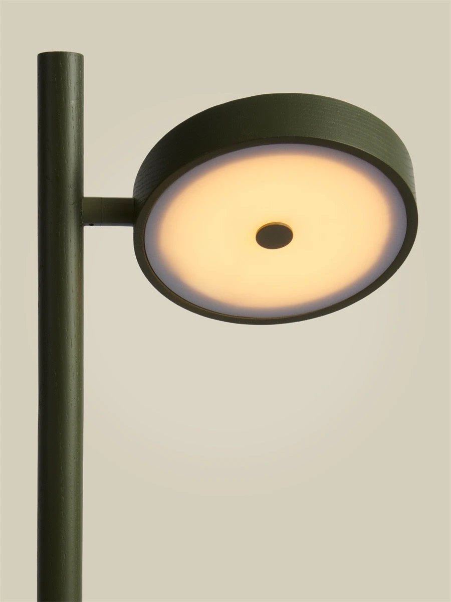 Vloerlamp Ash Wood Okinawa Green 146cm by GOOD&MOJO