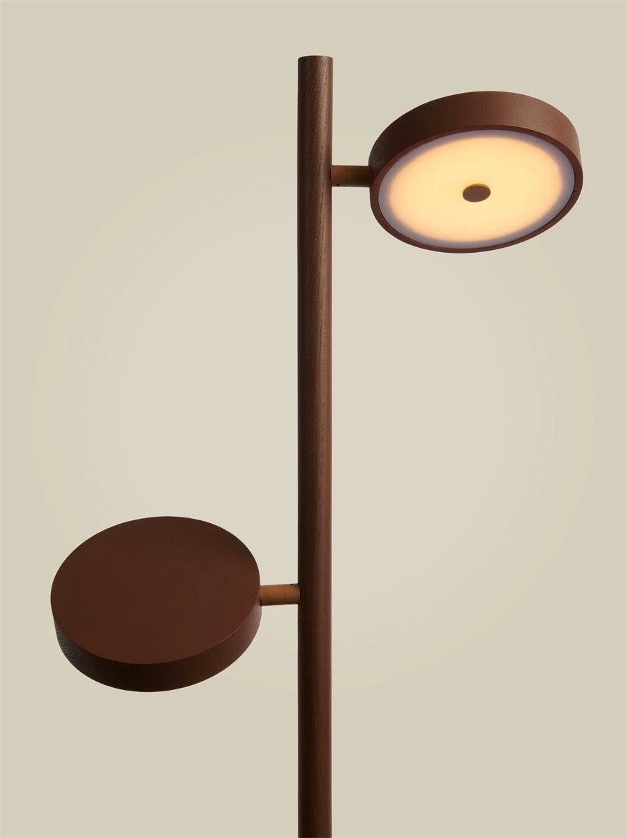 Vloerlamp Ash Wood Okinawa Brown 2L by GOOD&MOJO