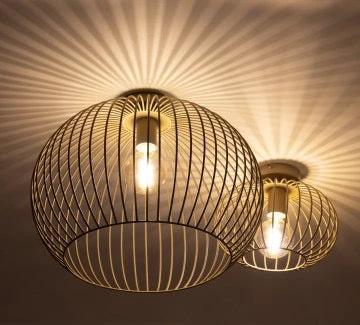 Plafondlamp Wire Mat Zand Ø30cm by ETH