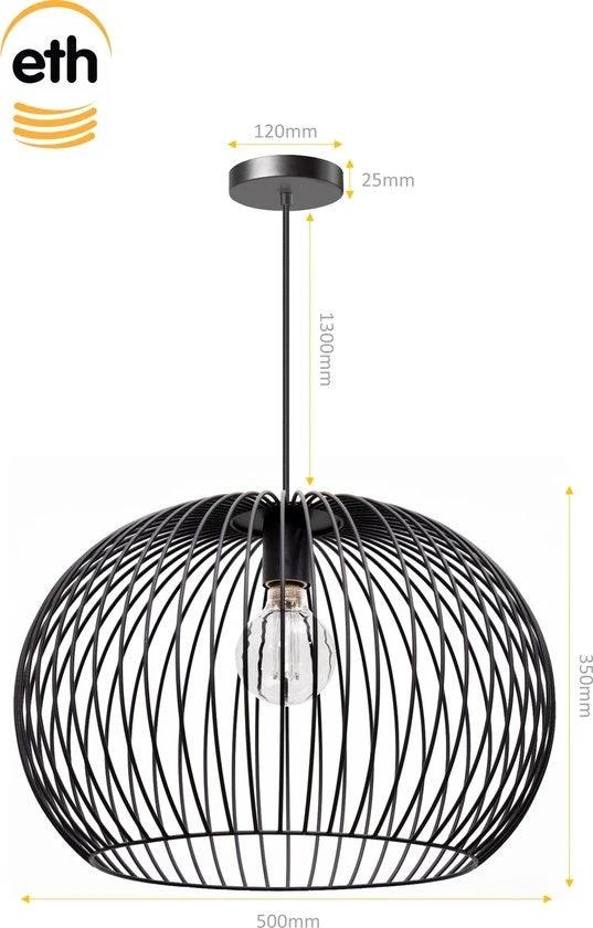 Hanglamp Wire 2.0 Zwart Ø50cm by ETH
