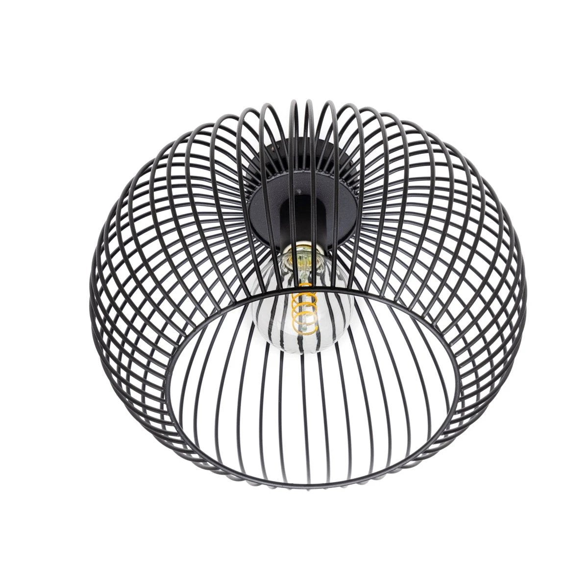 Plafondlamp Wire Zwart Ø40cm by ETH