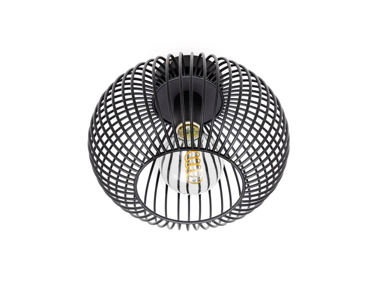 Plafondlamp Wire Zwart Ø30cm by ETH