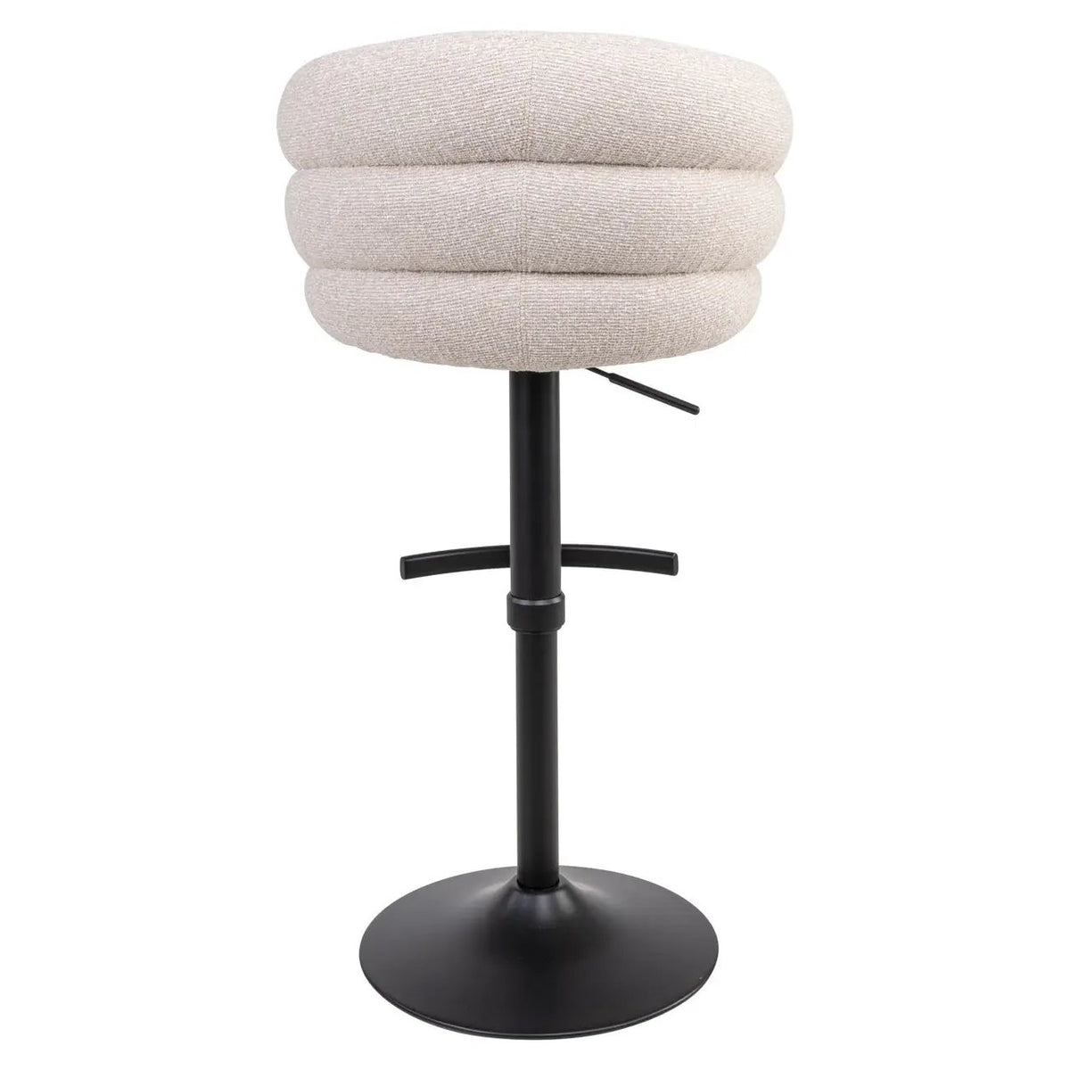 Barstoel Nikki biscotti draaibaar brandvertragend by Richmond Interiors