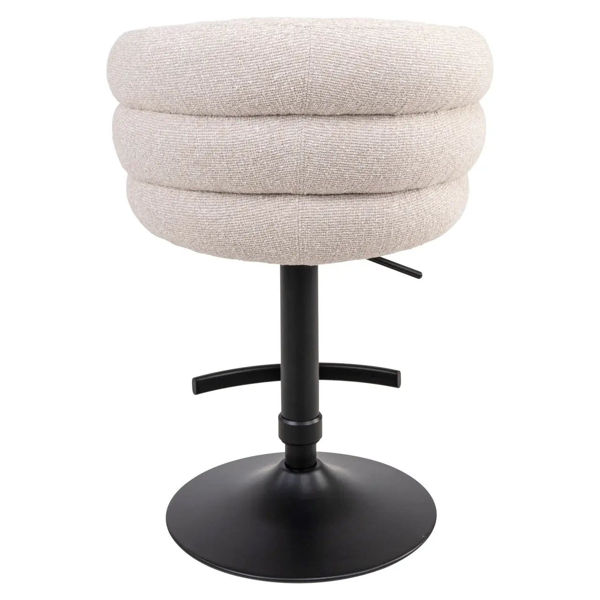 Barstoel Nikki biscotti draaibaar brandvertragend by Richmond Interiors