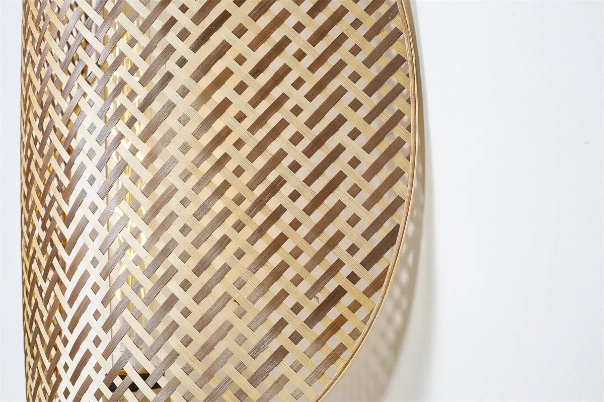Wandlamp Kinabalu - Naturel/Bruin by GOOD&MOJO