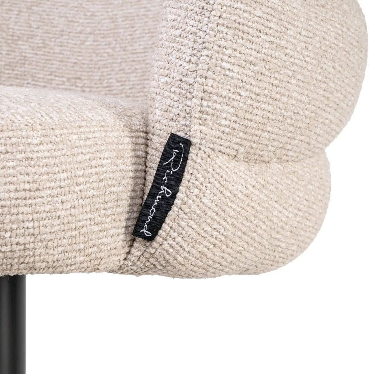 Barstoel Nikki biscotti draaibaar brandvertragend by Richmond Interiors