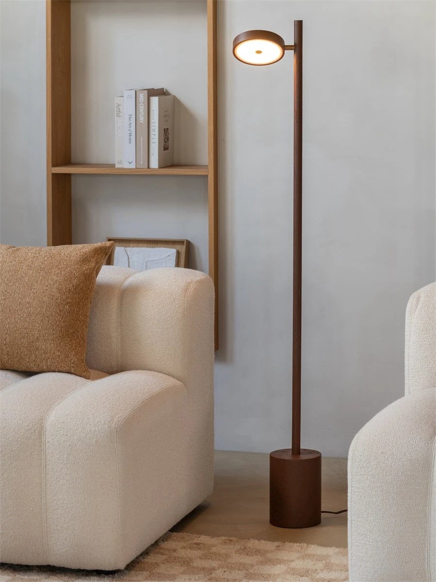 Vloerlamp Ash Wood Okinawa Brown 146cm by GOOD&MOJO