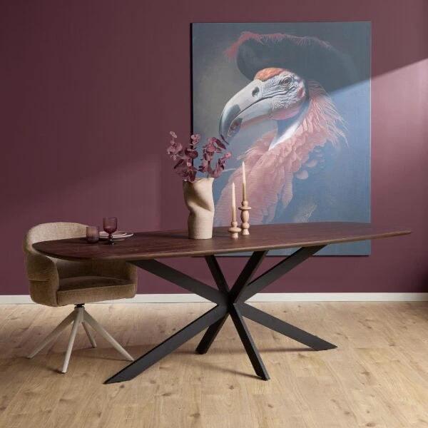 Eettafel Eiken Ferris | Deens Ovaal 240 cm | Bruin by Starfurn