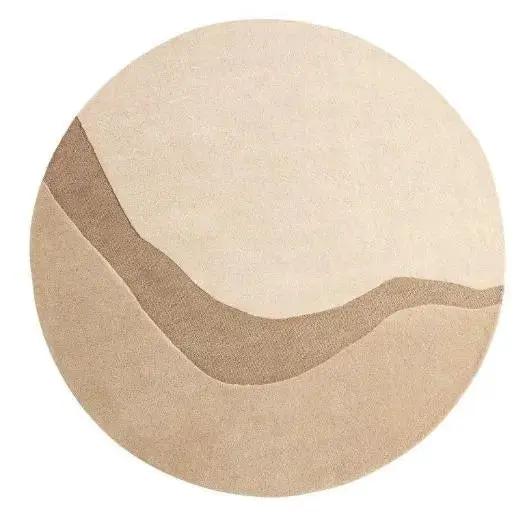 Vloerkleed Organix Rond Linen - 200Ø by Brinker Carpets
