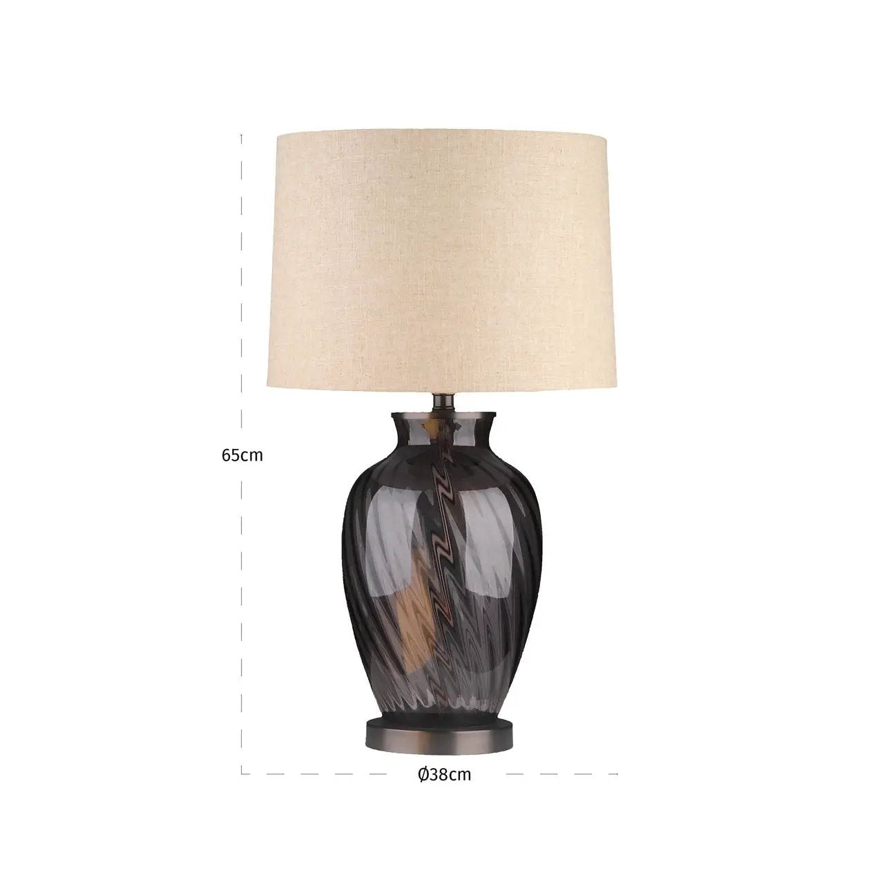 Tafellamp Rowan smokekleurig by Richmond Interiors
