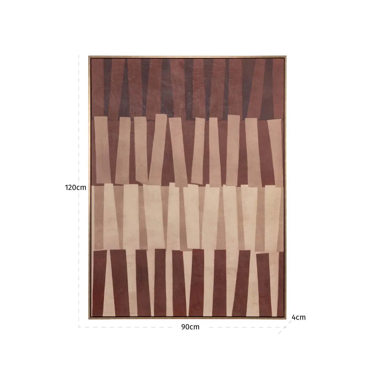 Wanddecoratie Voga bruin by Richmond Interiors
