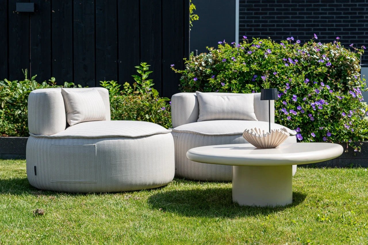 Tuinloungestoel Nammos beige draaibaar by Richmond Interiors