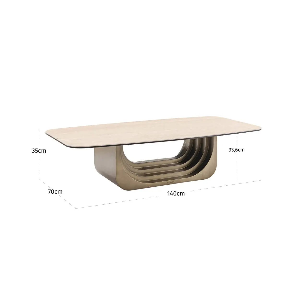 Salontafel Maxfield beige by Richmond Interiors