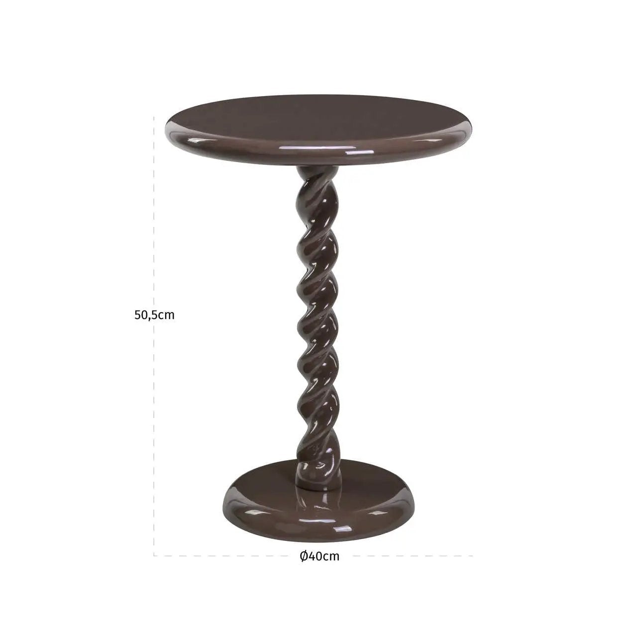 Bijzettafel Caspian Kastanjebruin by Richmond Interiors