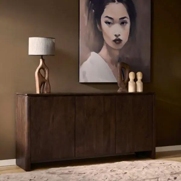 Dressoir Dallas bruin mangohout 165 cm by Starfurn