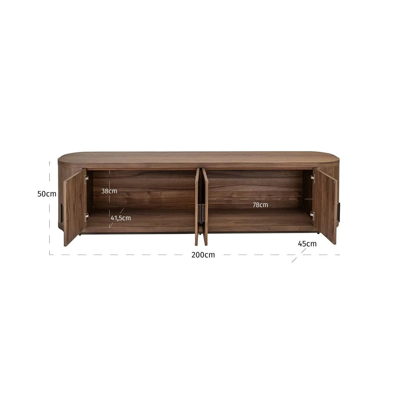 TV-meubel Windsor walnoot by Richmond Interiors
