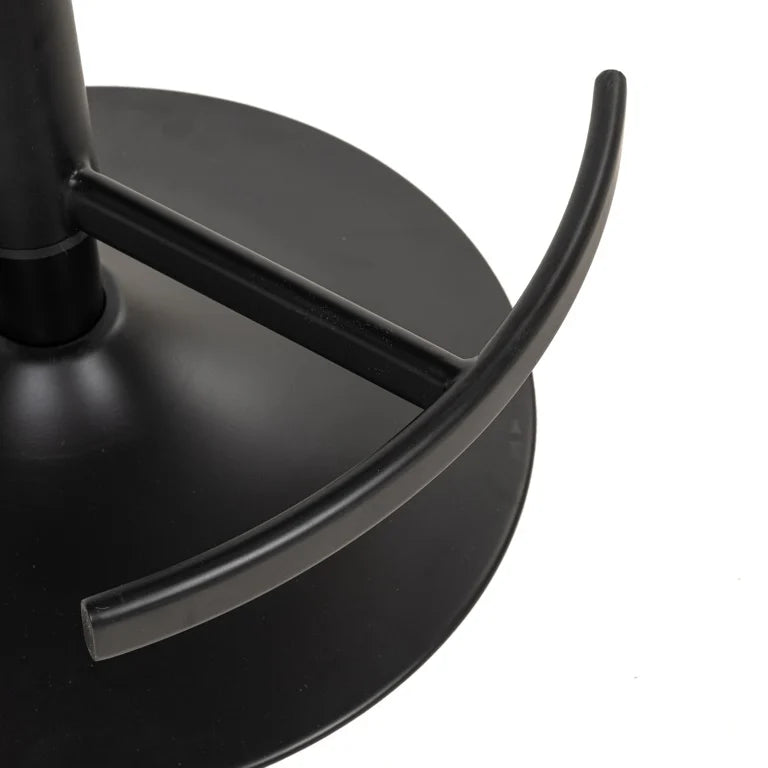 Bar/counter stoel Nikki draai beige chenille - depauwwonen