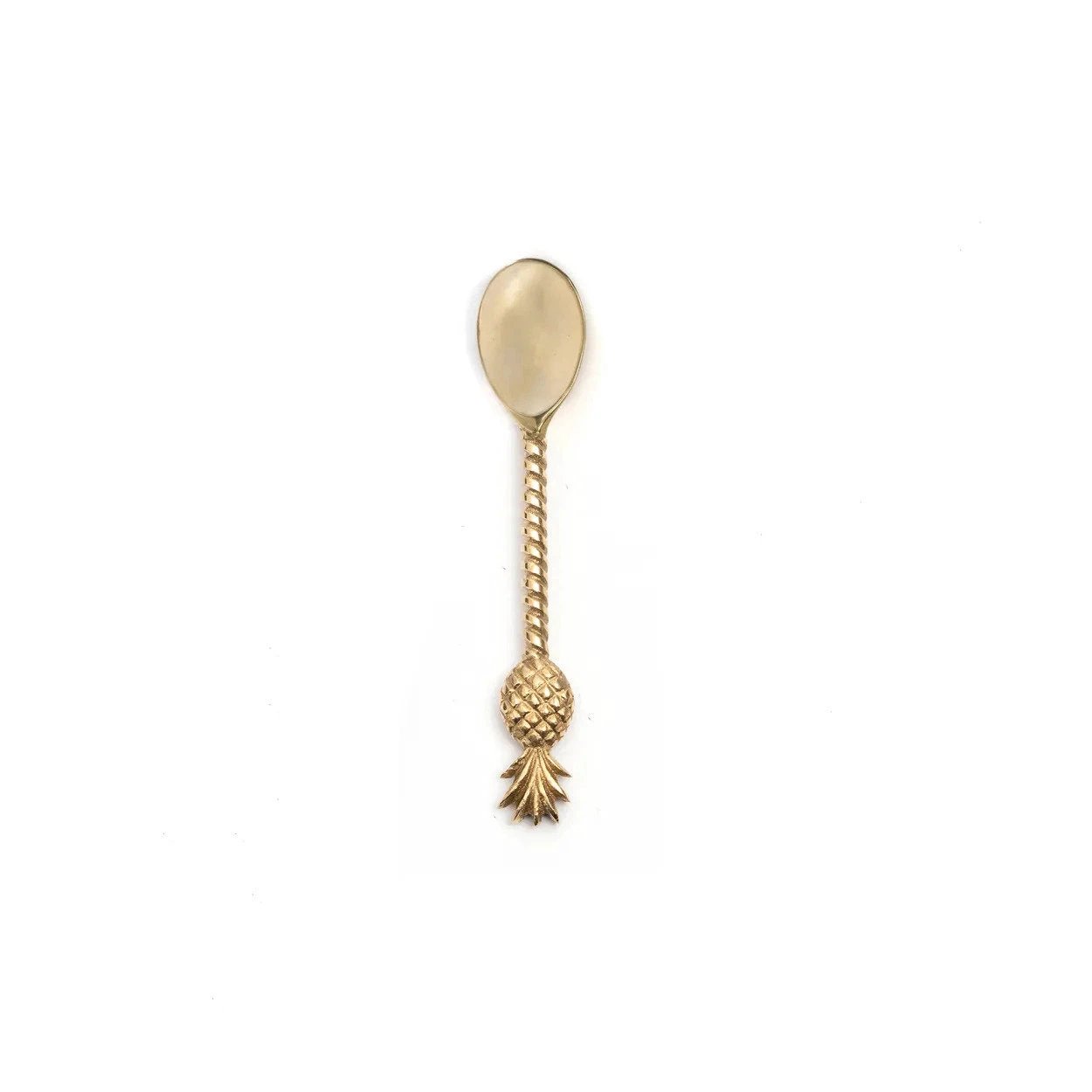 Gouden Pineapple Theelepel by Bazar Bizar Antwerp