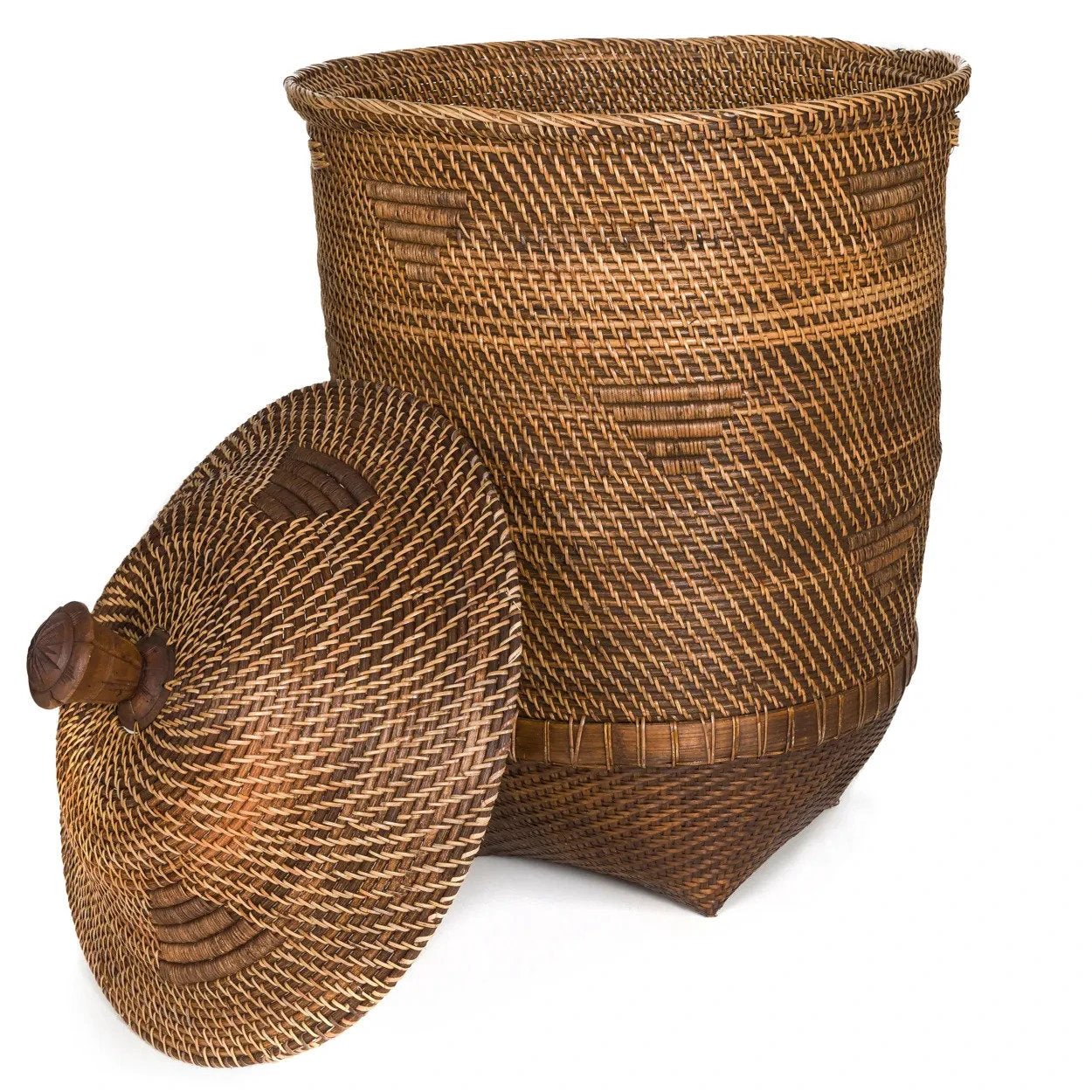 De Colonial Wasmand - Naturel Bruin - XL by Bazar Bizar Antwerp