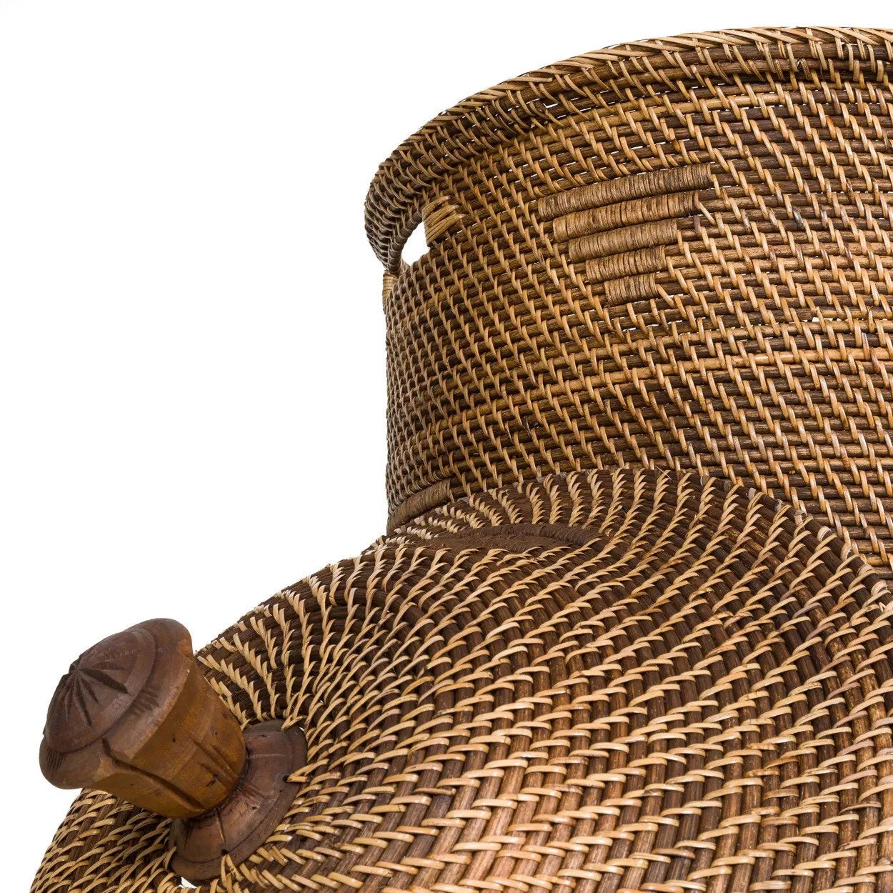 De Colonial Wasmand - Naturel Bruin - XL by Bazar Bizar Antwerp