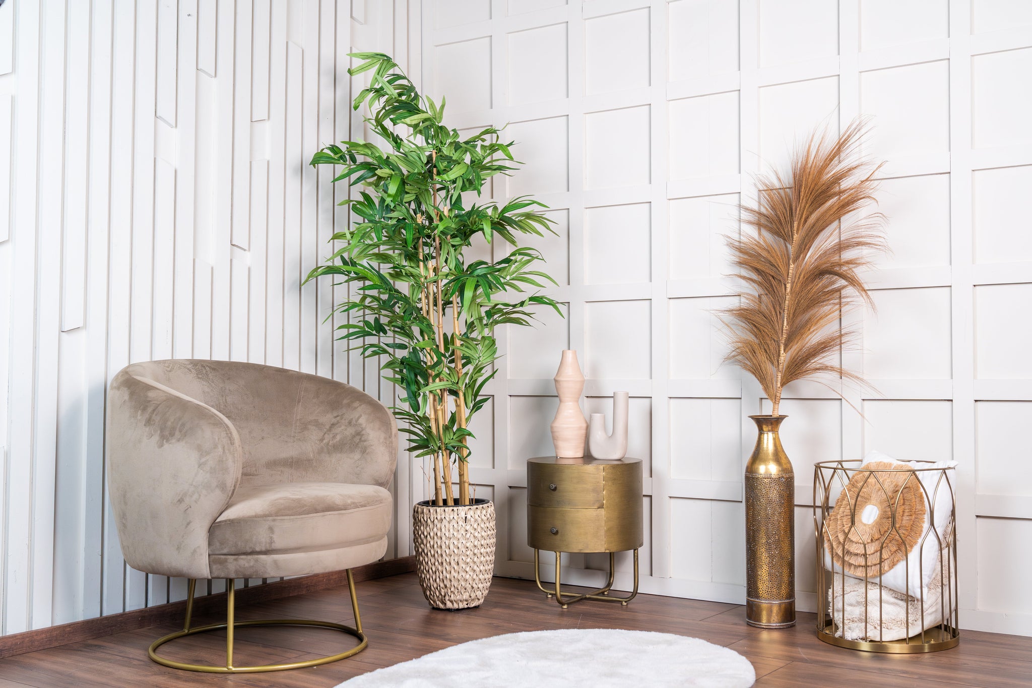 Kunstplant Japanse bamboe 160 cm