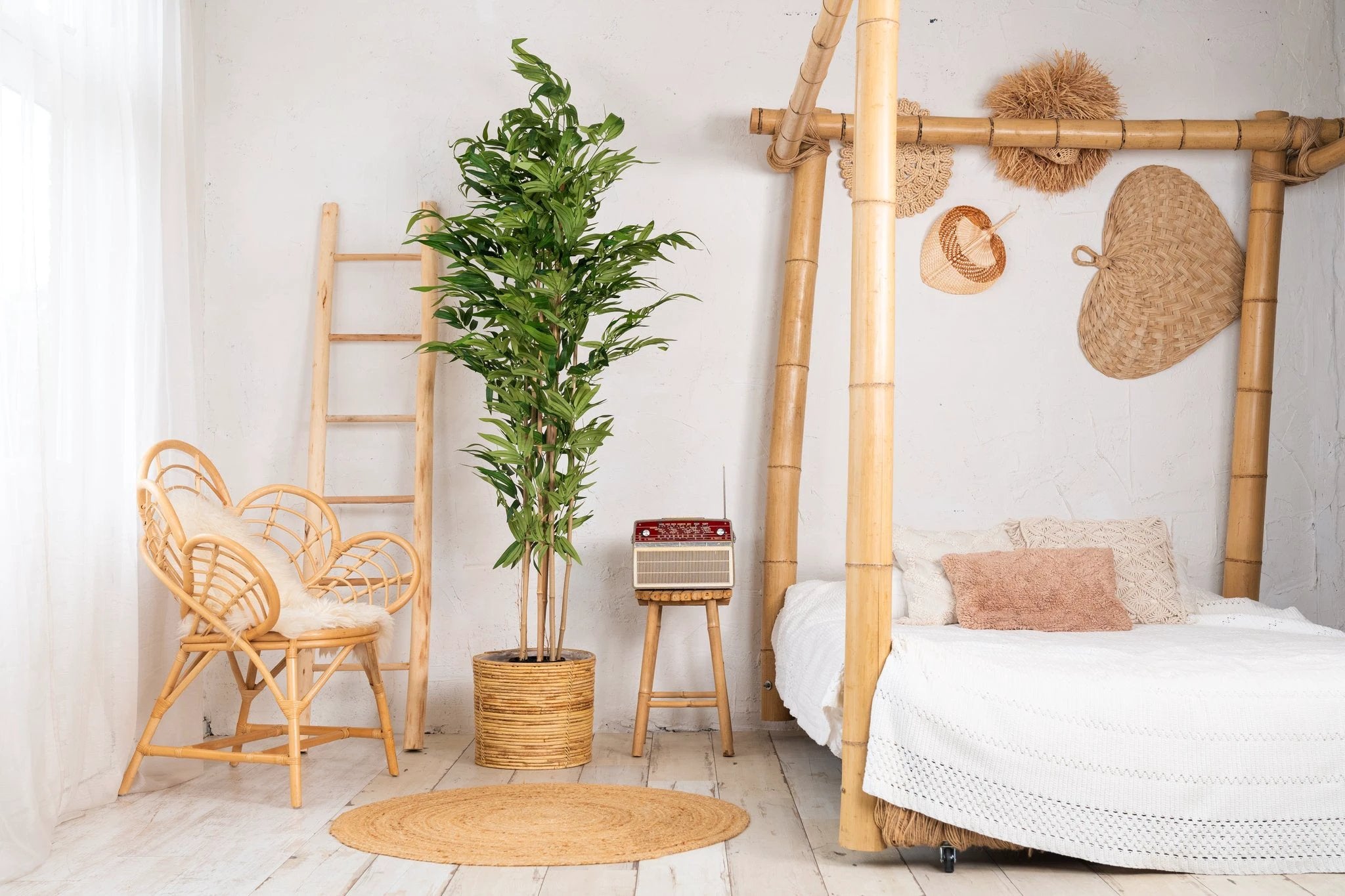 Kunstplant Bamboe Japanse 180cm by NeverLeafs