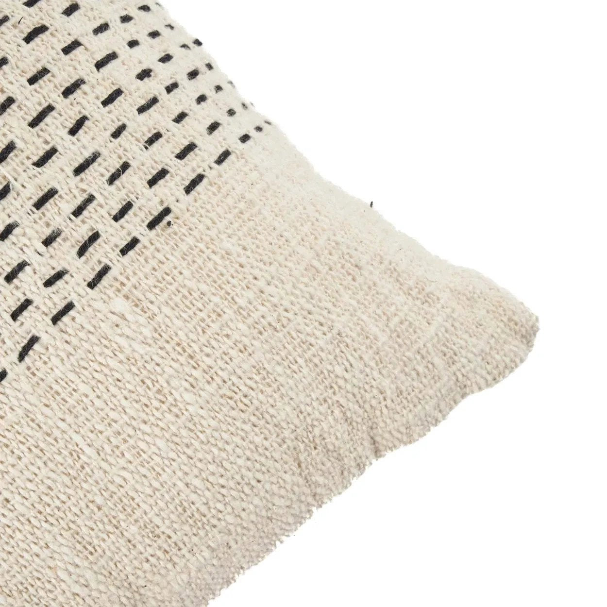 Kussehoes De Misty - natuurlijk zwart - 50x50cm by Bazar Bizar Antwerp
