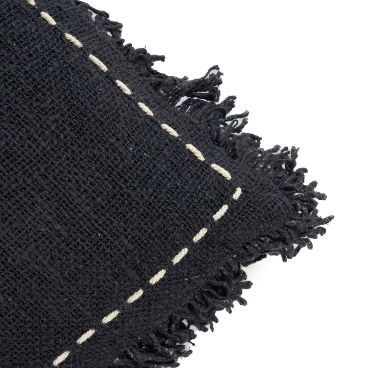 Kussenhoes De Kasbah - zwart/wit - 50x50cm by Bazar Bizar Antwerp