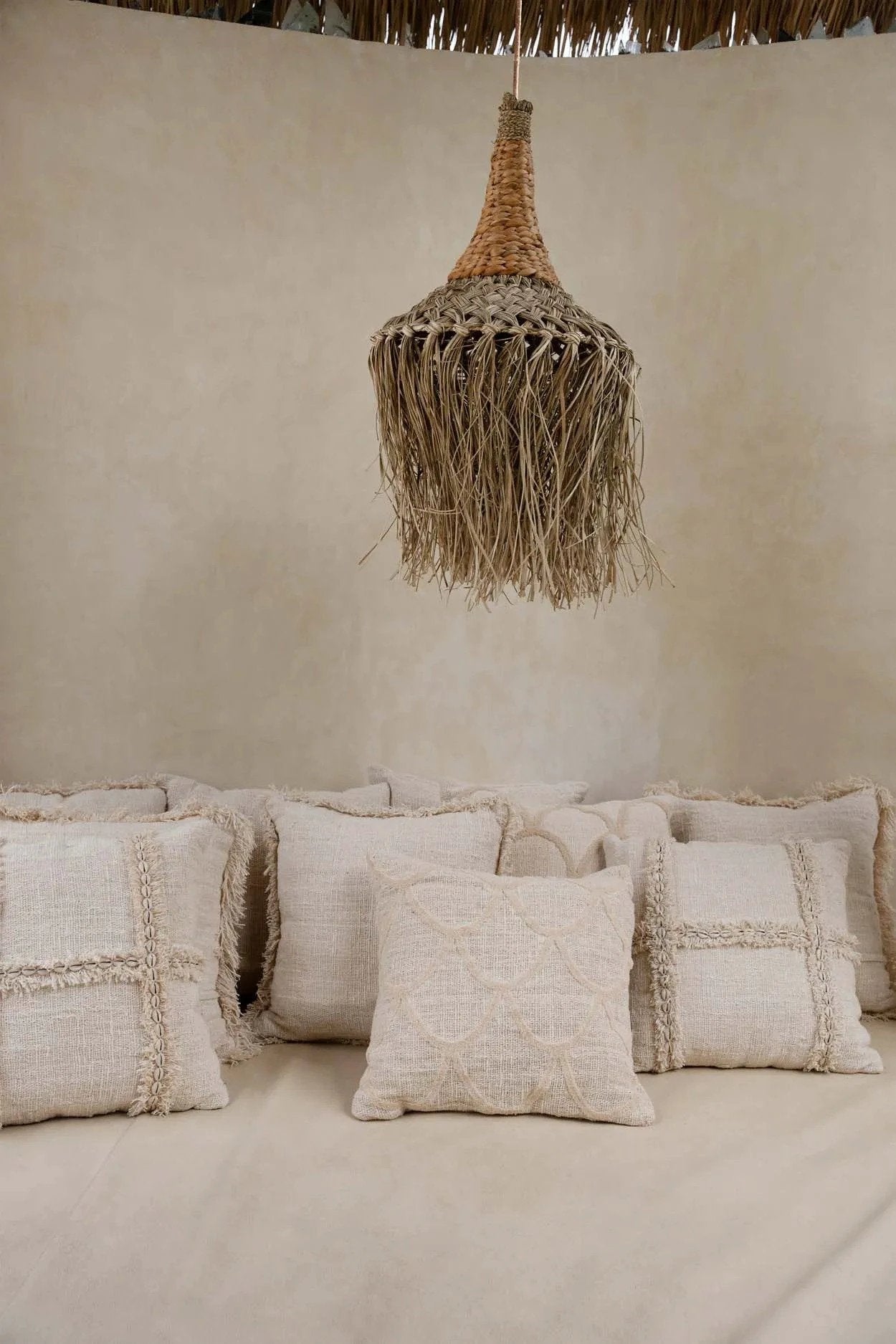 Kussenhoes De Nomad - naturel - 50x50cm by Bazar Bizar Antwerp