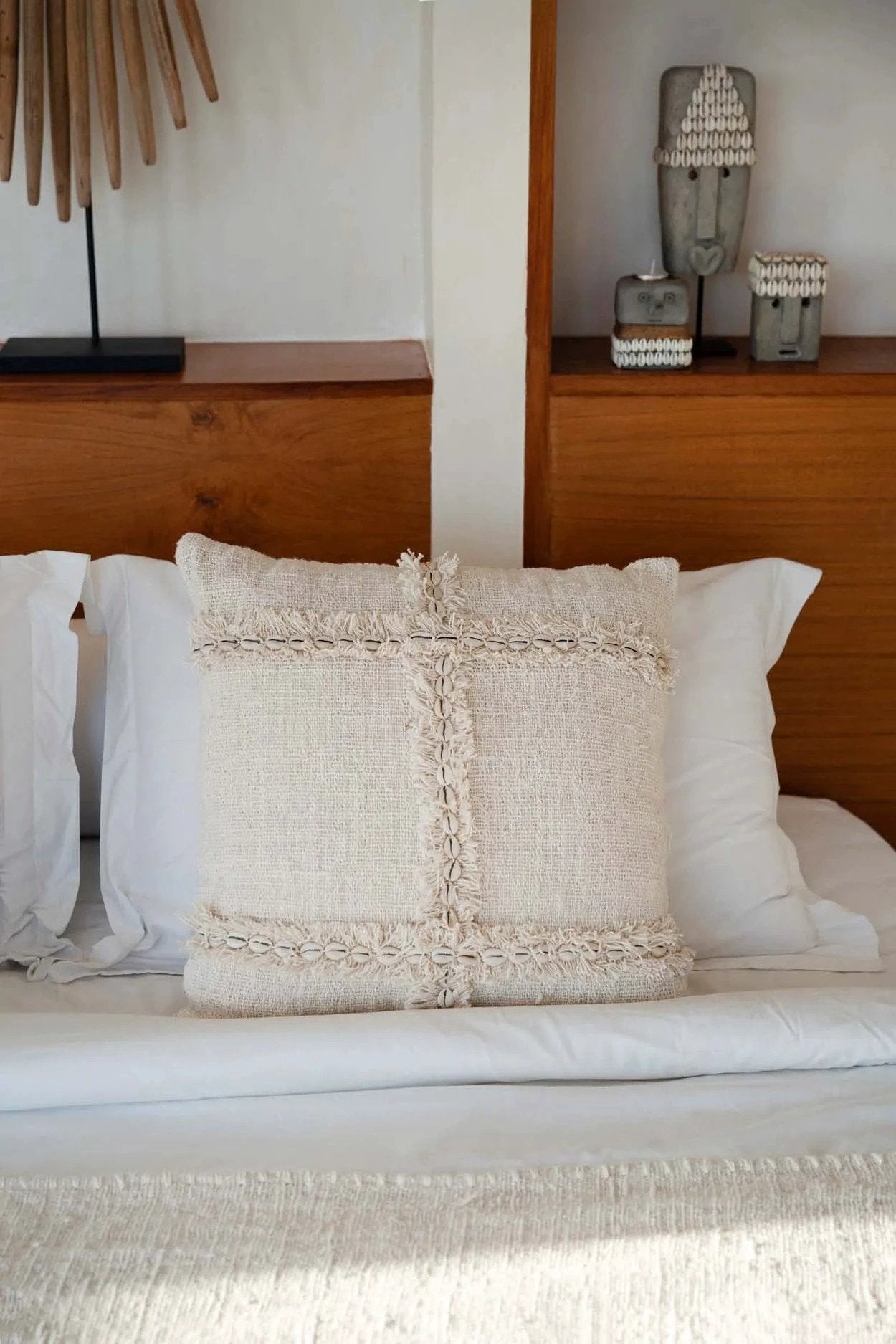 Kussenhoes De Nomad - naturel - 50x50cm by Bazar Bizar Antwerp