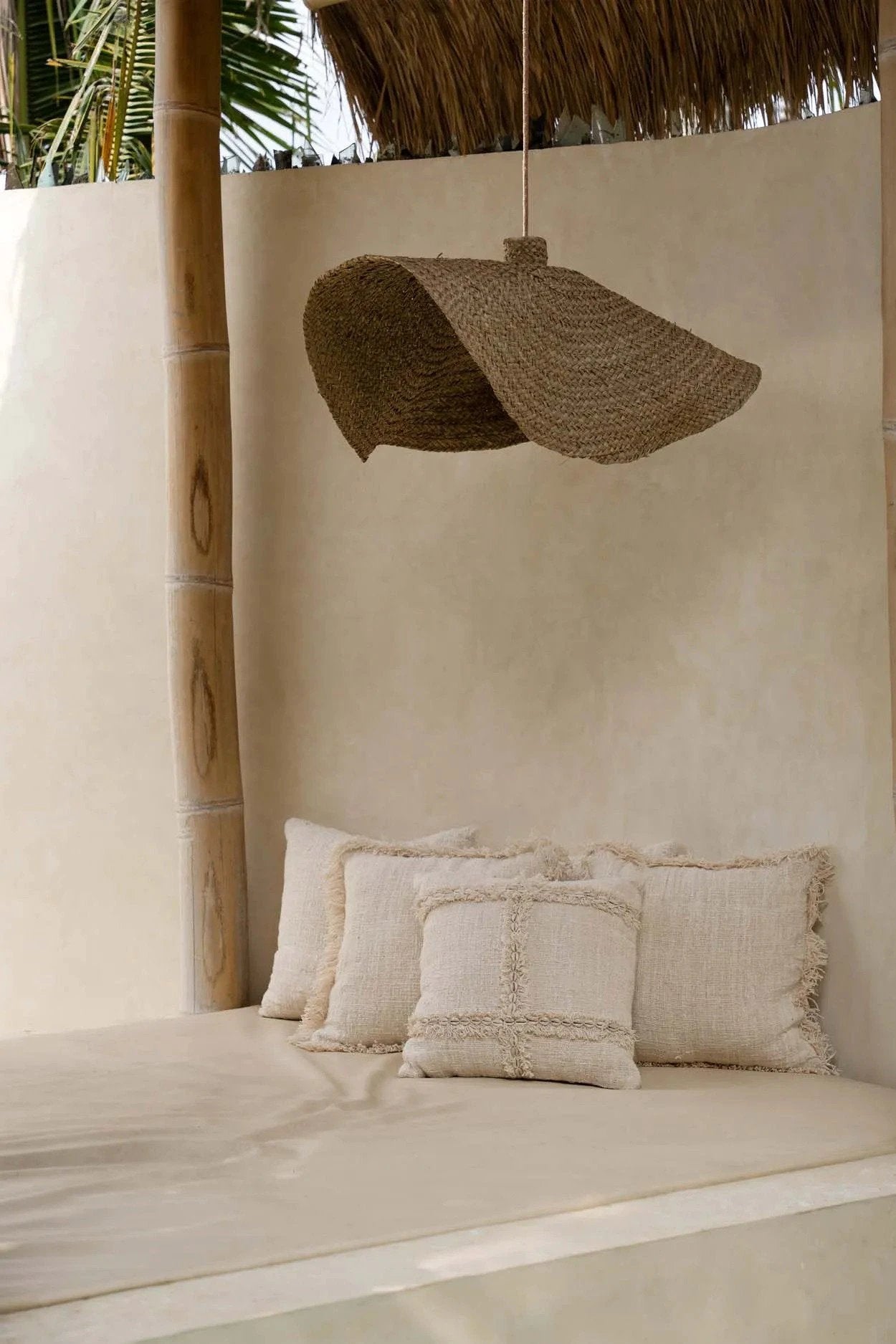 Kussenhoes De Nomad - naturel - 50x50cm by Bazar Bizar Antwerp