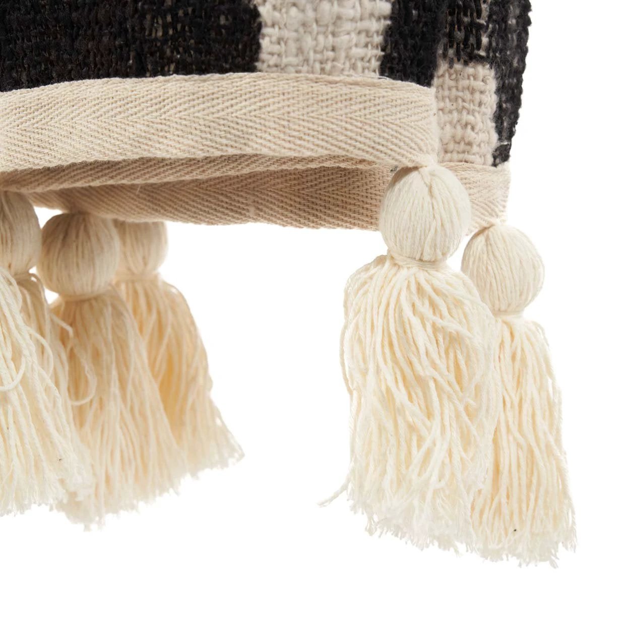 The Aztak bedsprei - natuurlijk zwart - 240x128cm by Bazar Bizar Antwerp