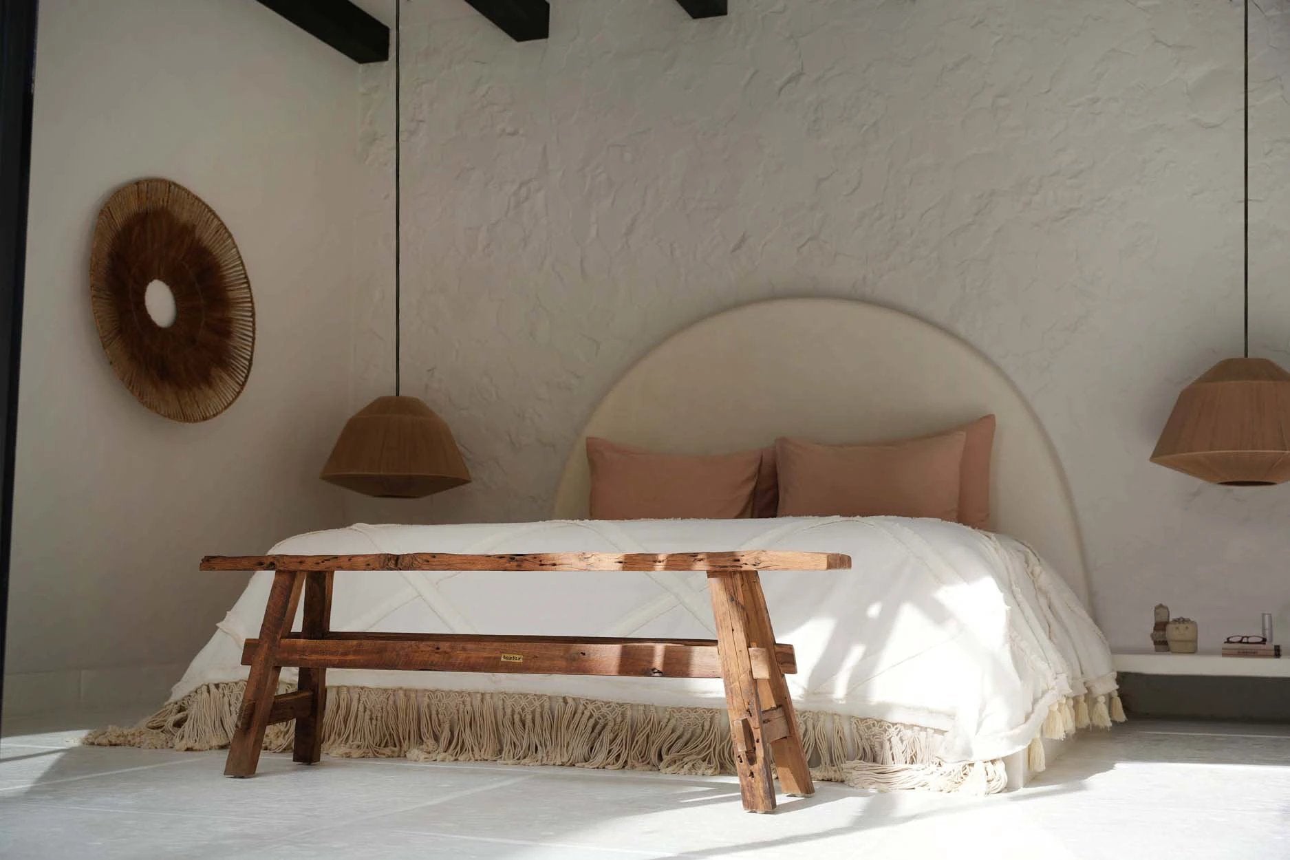 The Berber bedsprei - naturel - 300x240cm by Bazar Bizar Antwerp