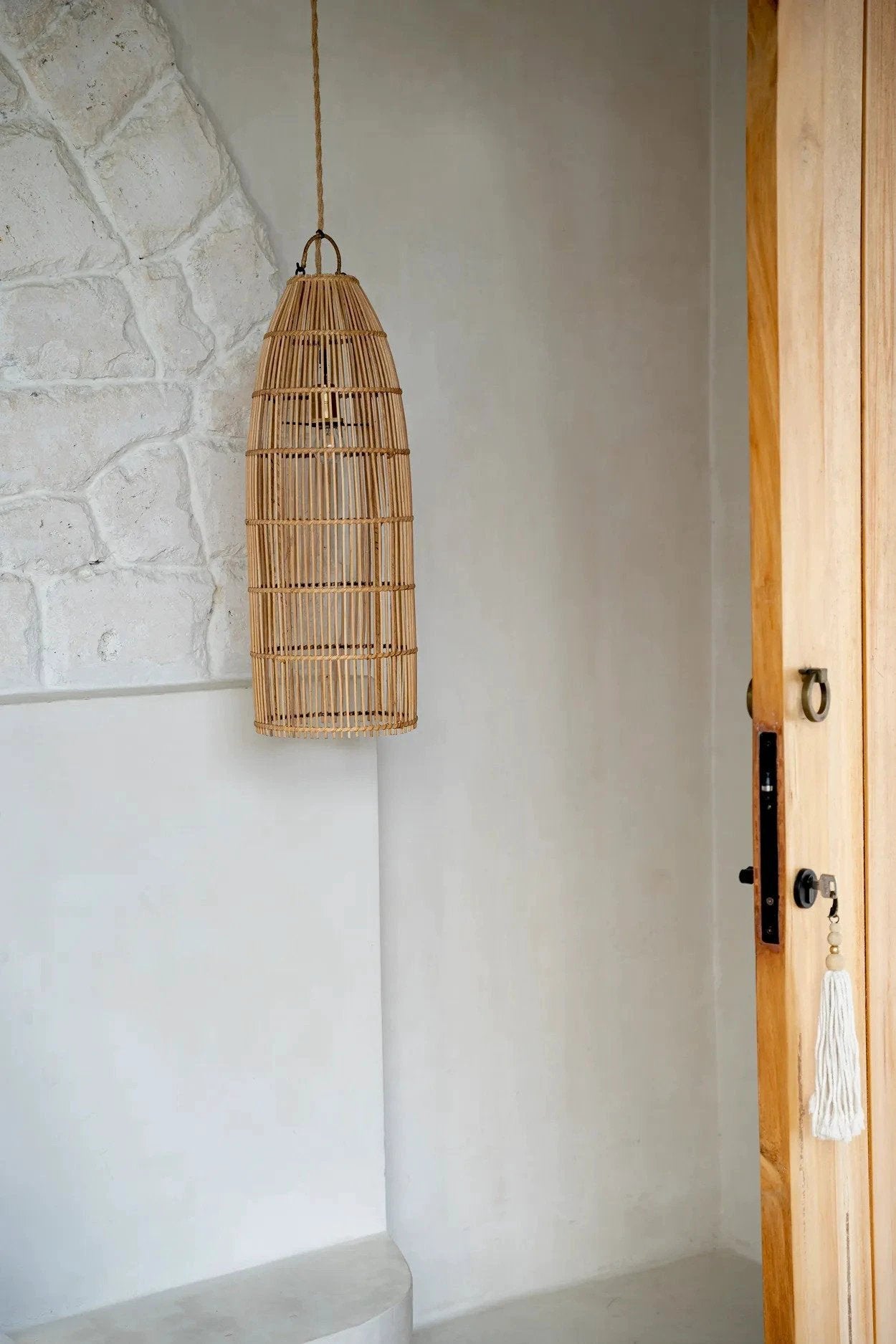 De Fish Trap Hanglamp - Natuurlijk - M by Bazar Bizar Antwerp
