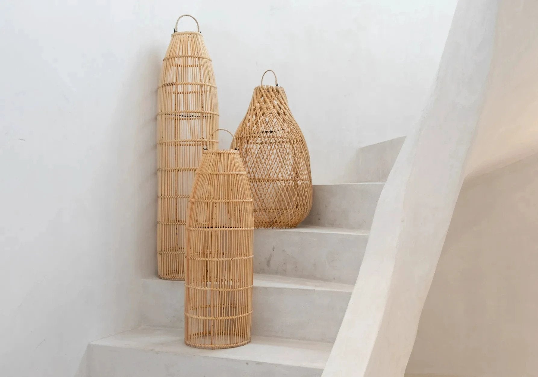 De Fish Trap Hanglamp - Natuurlijk - M by Bazar Bizar Antwerp