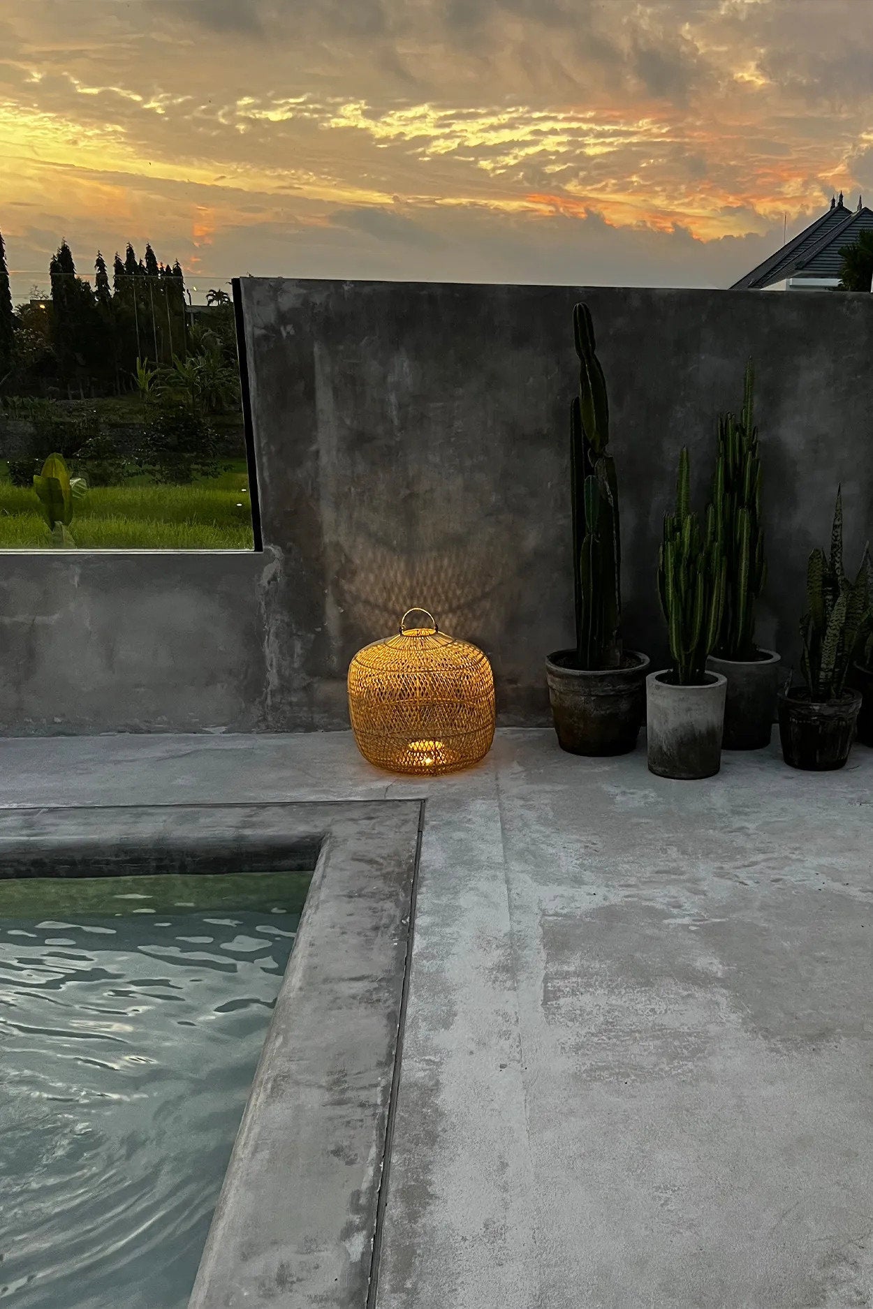 De Batu Bolong Hanglamp / Vloerlamp - Naturel - L