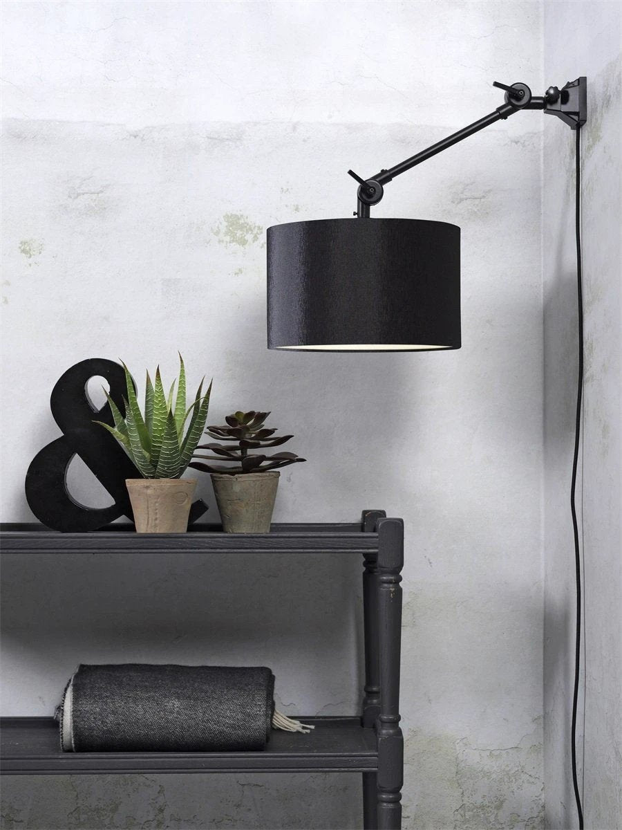 Wandlamp Amsterdam - Zwart/Zwart - 65x32x45cm by it's about RoMi